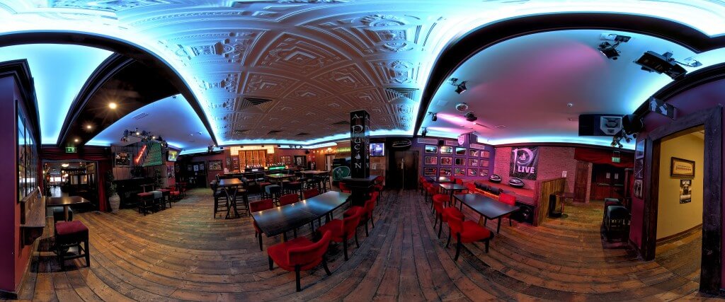 An Pucan Pub Back Bar Music Venue Galway Panorama